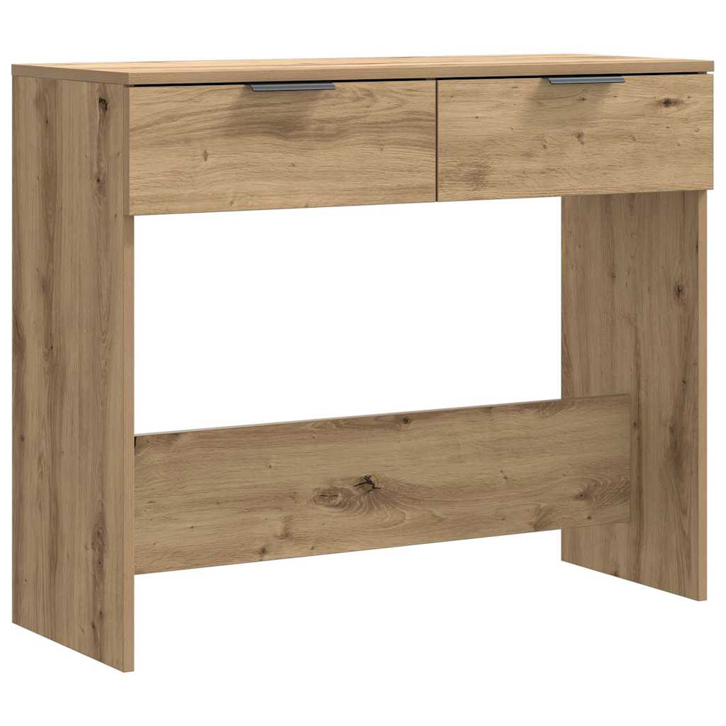 Mesa consola - mesa de entrada 90x36x75 cm derivados madeira carvalho artisiano