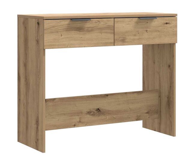 Mesa consola - mesa de entrada 90x36x75 cm derivados madeira carvalho artisiano