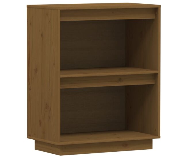 Mesa consola - mesa de entrada 60x34x75 cm pinho maciço castanho mel