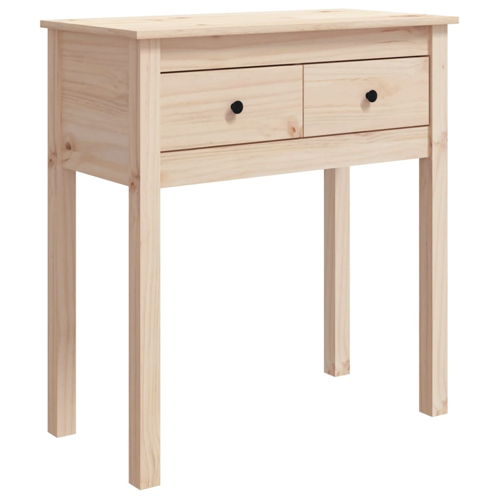 Mesa consola - mesa de entrada 70x35x75 cm madeira de pinho maciço