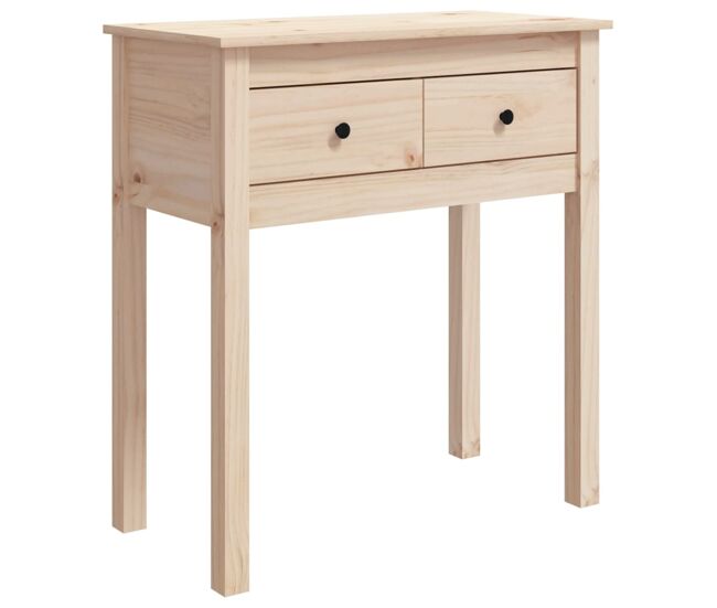 Mesa consola - mesa de entrada 70x35x75 cm madeira de pinho maciço