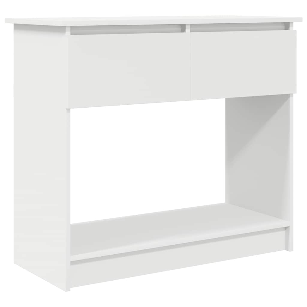 Mesa consola - mesa de entrada com gavetas 85,5x38,5x74,5 cm branco