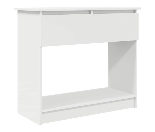 Mesa consola - mesa de entrada com gavetas 85,5x38,5x74,5 cm branco