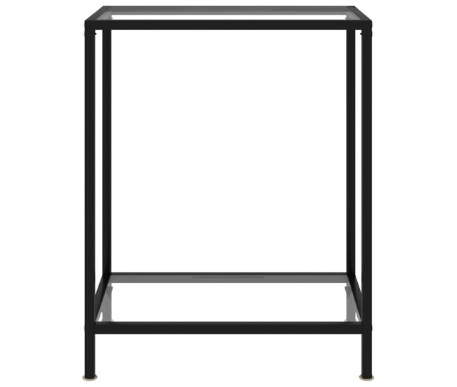 Mesa consola - mesa de entrada 60x35x75 cm vidro temperado transparente