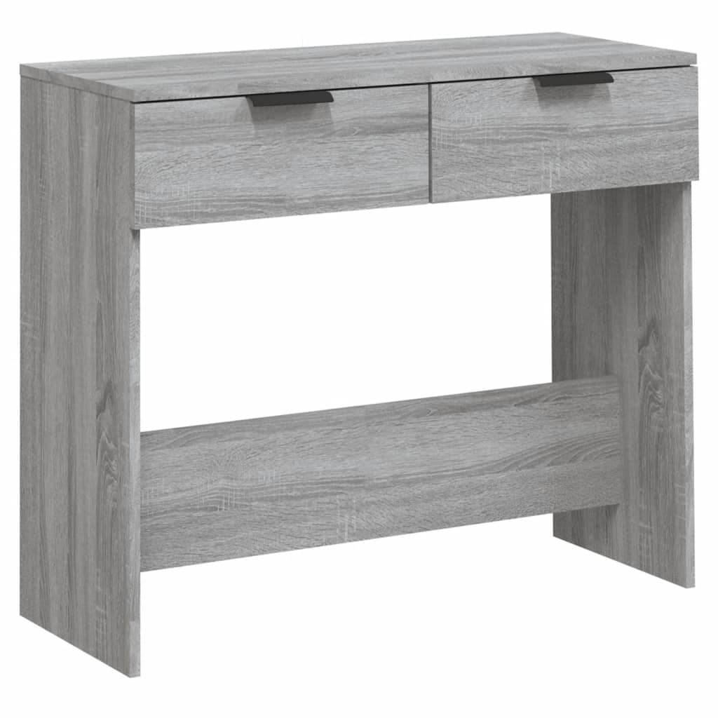 Mesa consola - mesa de entrada 90x36x75 cm derivados de madeira cinzento sonoma