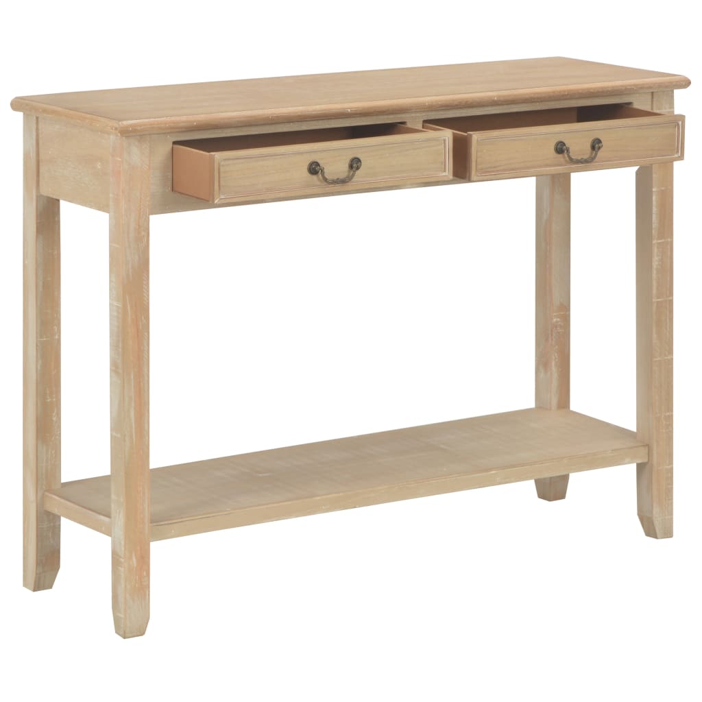 Mesa consola - mesa de entrada 110x35x80 cm madeira