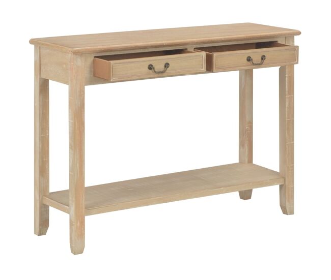 Mesa consola - mesa de entrada 110x35x80 cm madeira