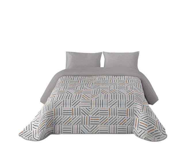 Sandal - capa de edredon estampada - ótimo conforto e acolchoamento extra macio - peso 300 gramas com toque de pena - cama 135 - trames unico