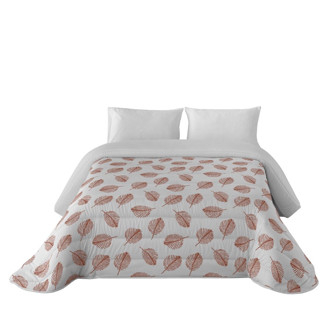 Sandal - capa de edredom estampada - ótimo conforto e acolchoamento extra macio - peso 300 gramas com toque de pena - cama 150 - jaho spicy