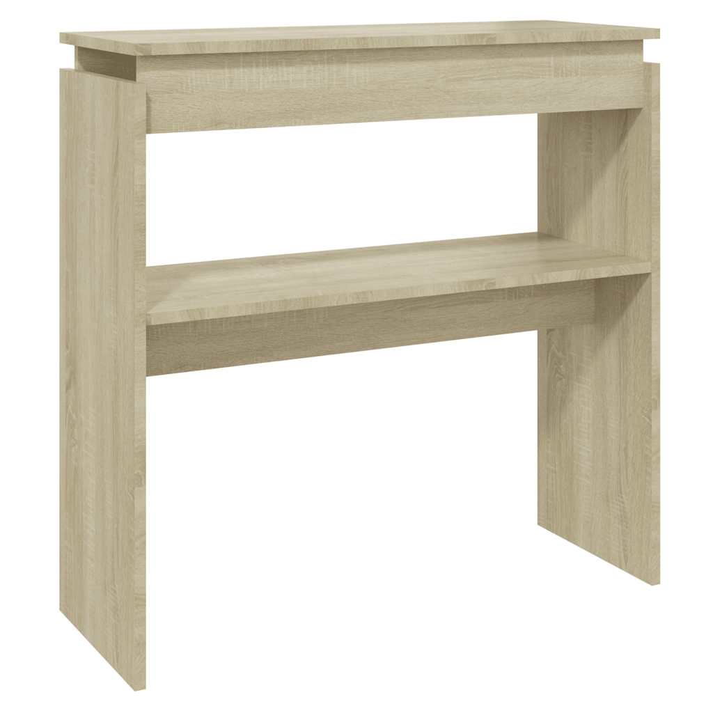 Mesa consola - mesa de entrada 80x30x80 cm derivados de madeira carvalho sonoma