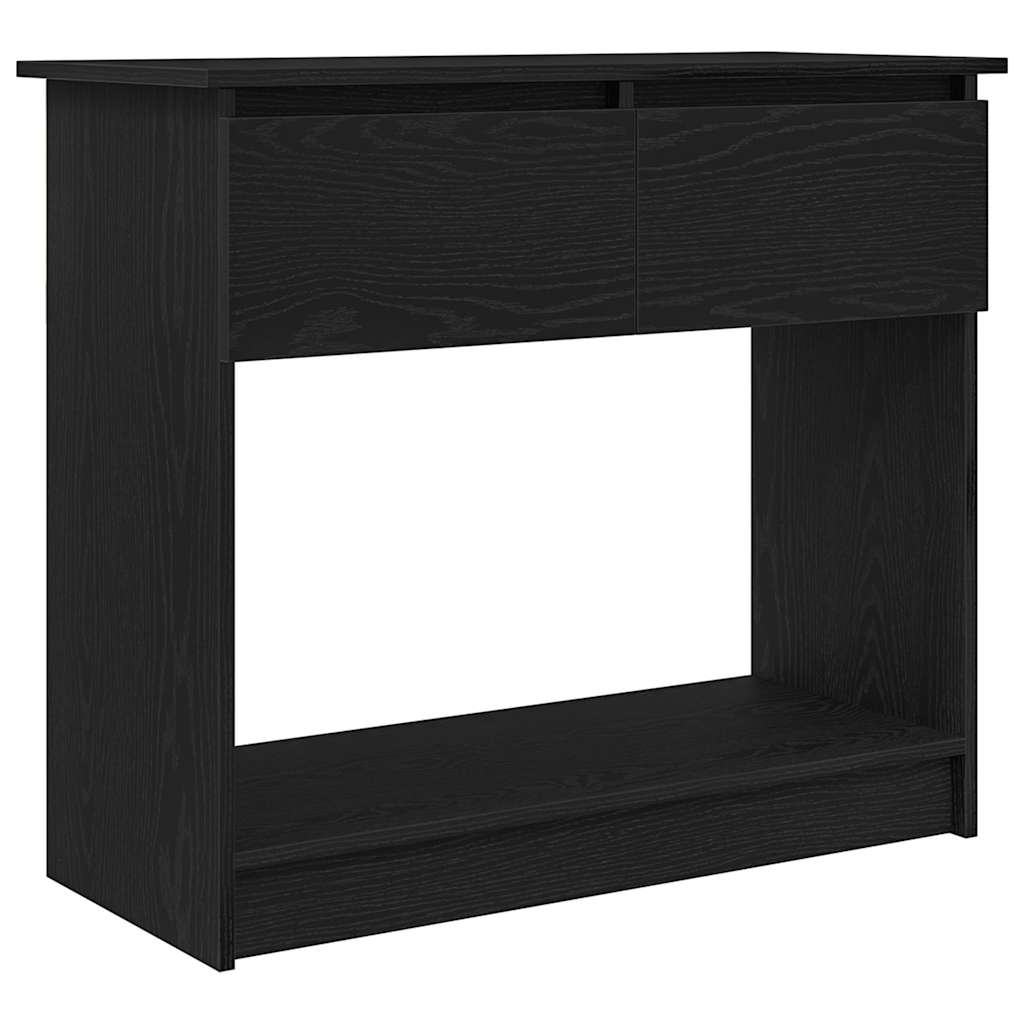 Mesa consola - mesa de entrada com gavetas 85,5x38,5x74,5 cm preto