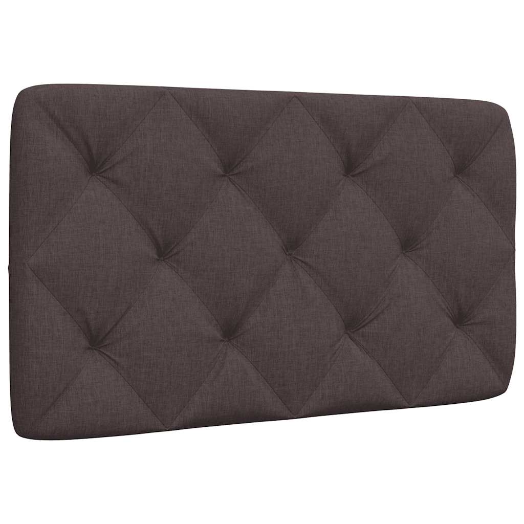 Almofadão de cabeceira - cabeceira de cama 80 cm tecido castanho-escuro