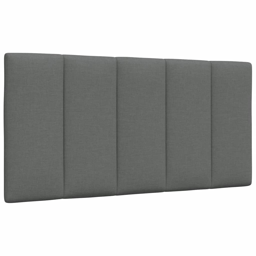 Almofadão de cabeceira - cabeceira de cama 100 cm tecido cinzento-escuro
