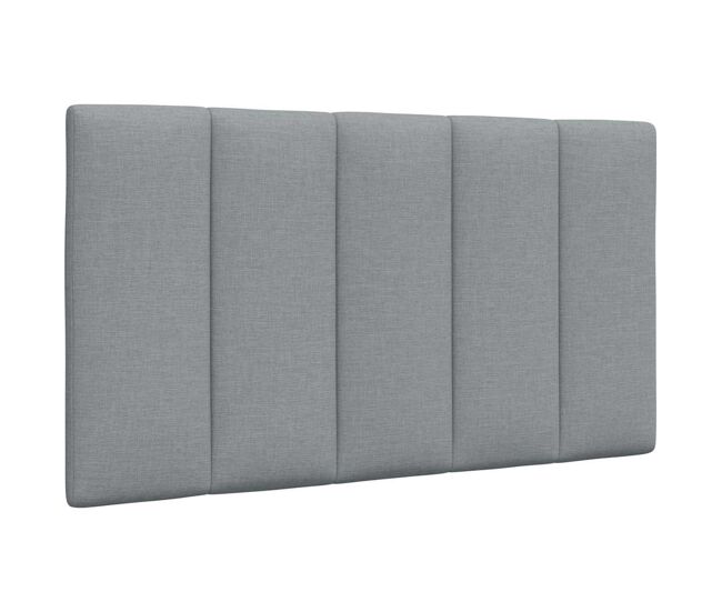 Almofadão de cabeceira - cabeceira de cama 90 cm tecido cinzento-claro