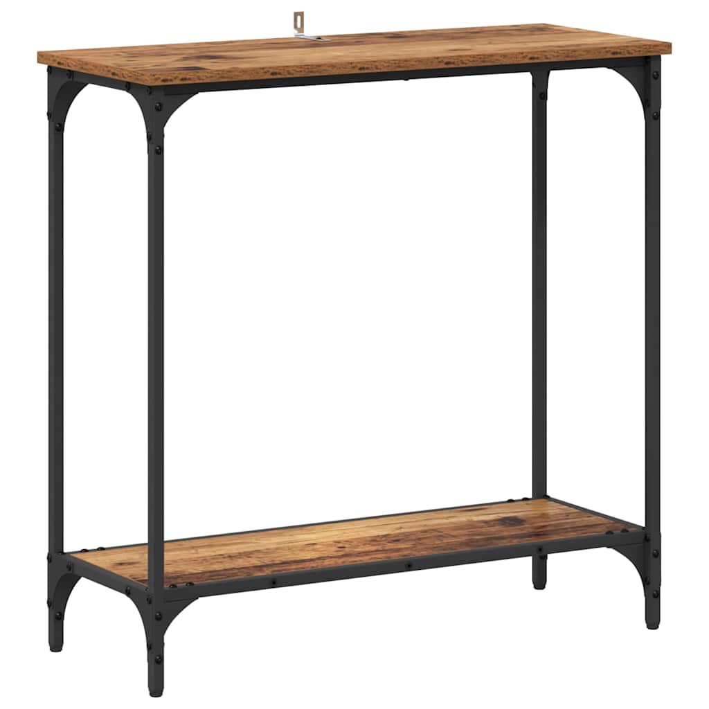 Mesa consola - mesa de entrada madeira antiga 75 x 30.5 x 75 cm madeira processada
