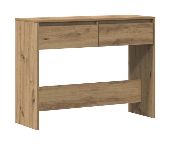 Mesa consola - mesa de entrada 100x35x76,5cm derivados madeira carvalho artisiano