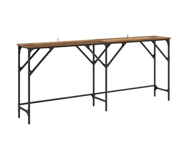 Mesa consola - mesa de entrada madeira antiga 180 x 29 x 75 cm madeira processada