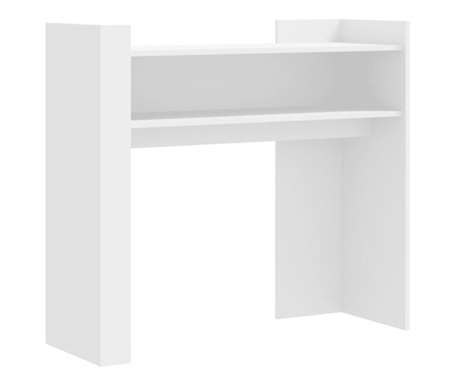 Mesa consola - mesa de entrada 100x35x90 cm derivados de madeira branco