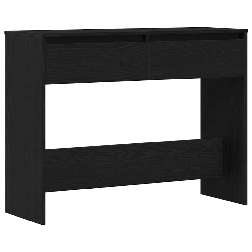 Mesa consola - mesa de entrada carvalho preto 100 x 35 x 76.5 cm madeira processada