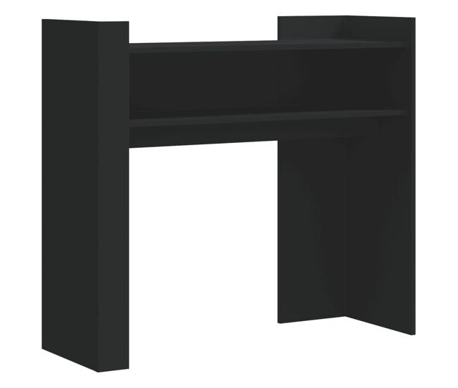 Mesa consola - mesa de entrada 100x35x90 cm derivados de madeira preto