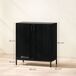 Aparador Melamina de Madeira, Metal HOMCOM Aparador Melamina de Madeira, Metal HOMCOM Preto