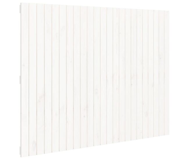 Cabeceira - cabeceira de cama de parede 146,5x3x110 cm madeira pinho maciça branco
