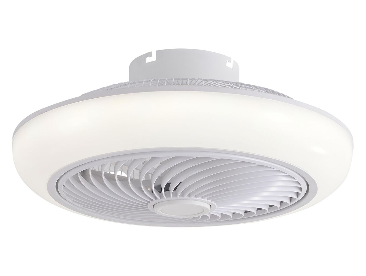 Lâmpada LED com ventoinha e grelha
