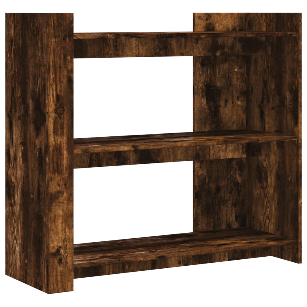Mesa consola - mesa de entrada 100x35x90 cm derivados de madeira carvalho fumado