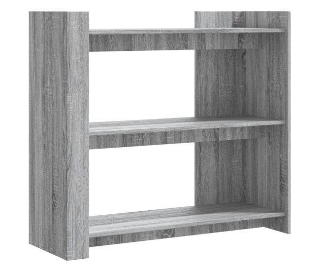 Mesa consola - mesa de entrada 100x35x90 cm derivados de madeira cinzento sonoma