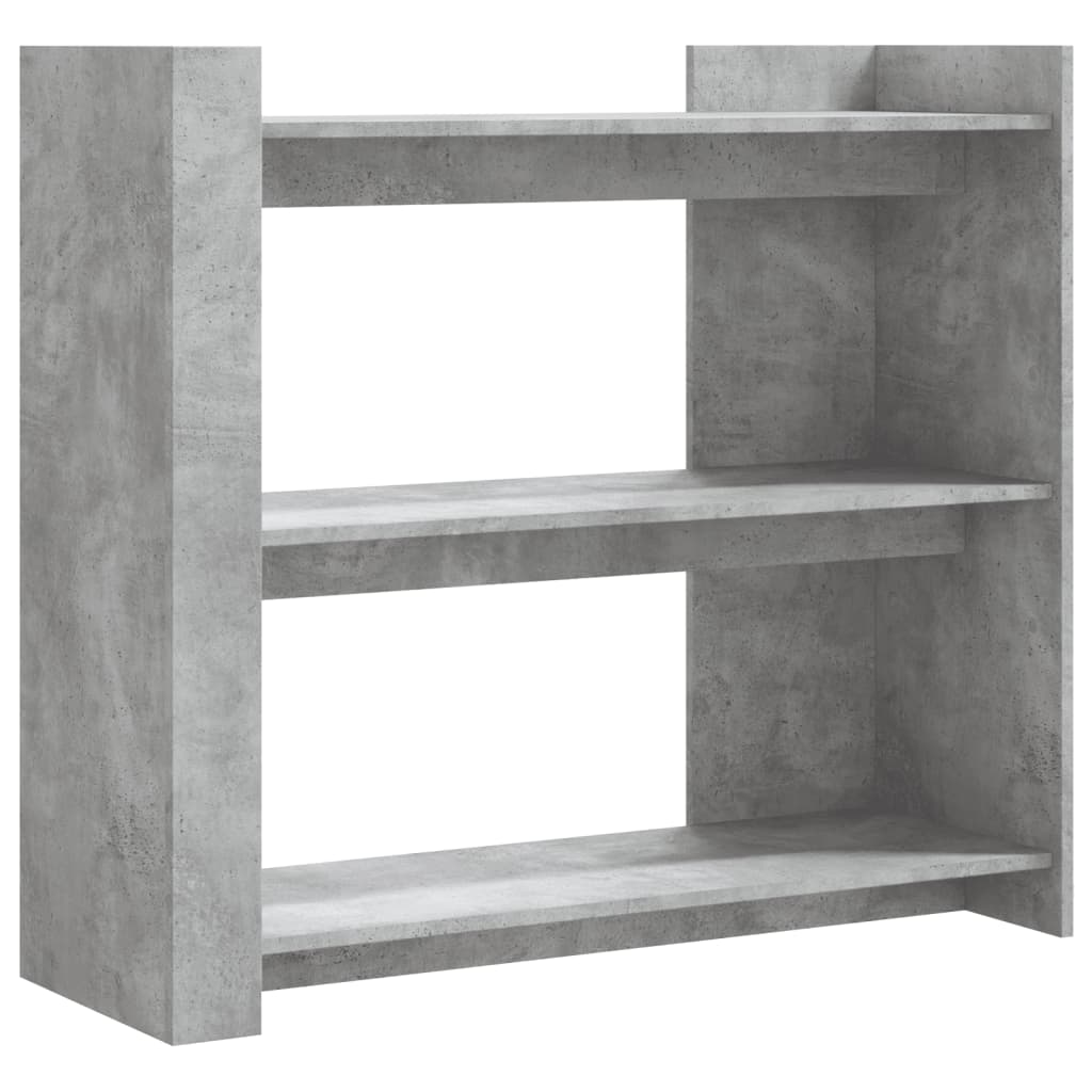Mesa consola - mesa de entrada 100x35x90 cm derivados de madeira cinzento cimento