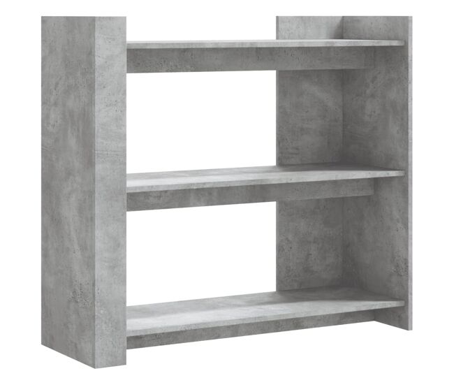 Mesa consola - mesa de entrada 100x35x90 cm derivados de madeira cinzento cimento
