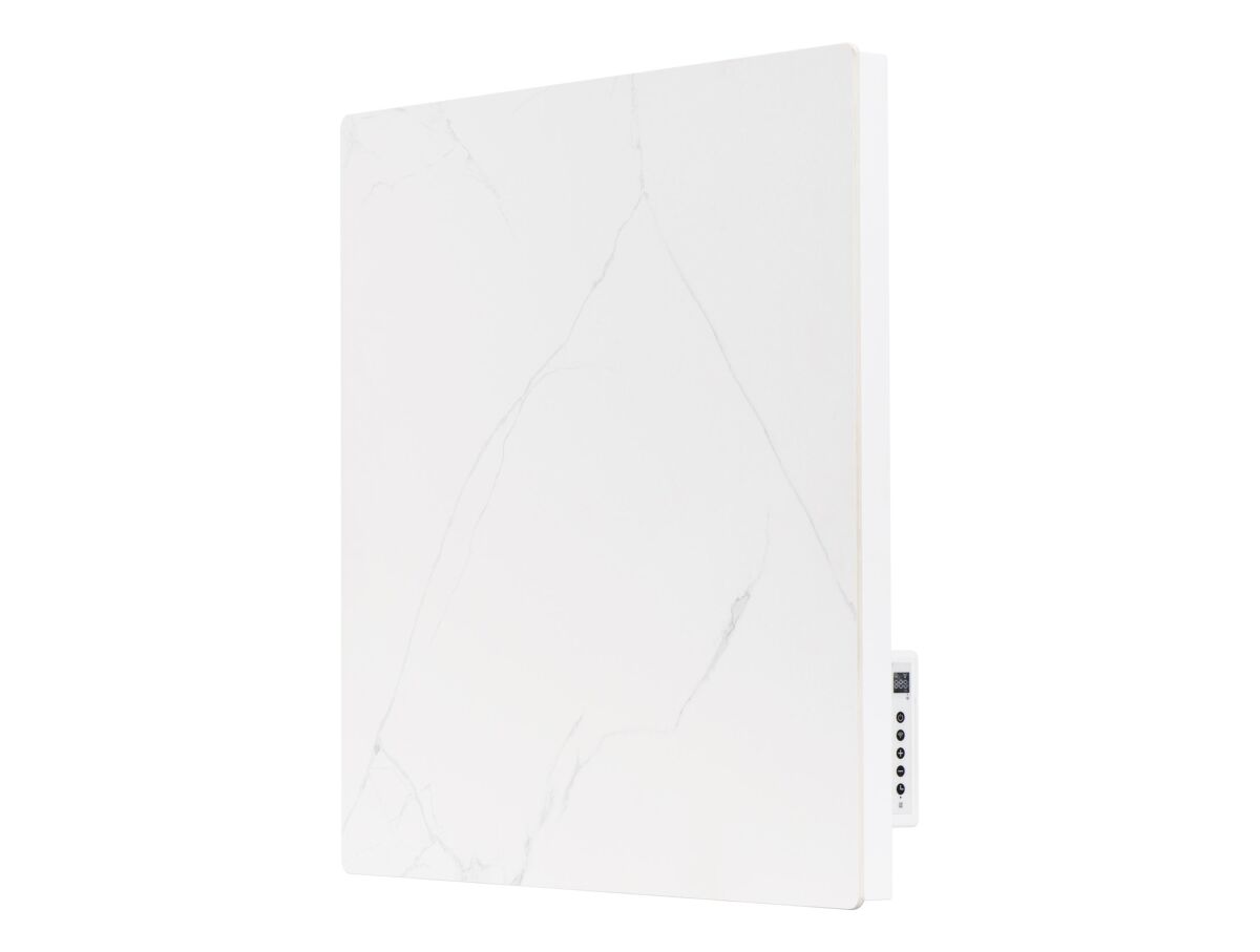 Emissor térmico com frente cerâmica com acabamento tipo mármore