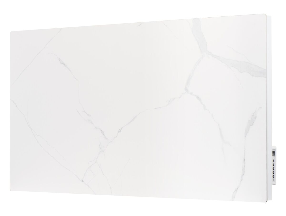 Emissor térmico com frente cerâmica com acabamento tipo mármore