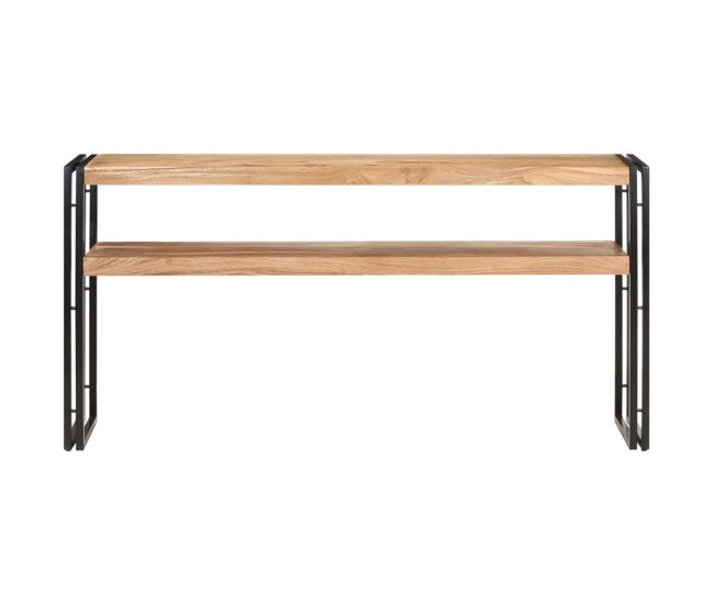 Mesa consola - mesa de entrada 150x30x75 cm madeira de acácia maciça