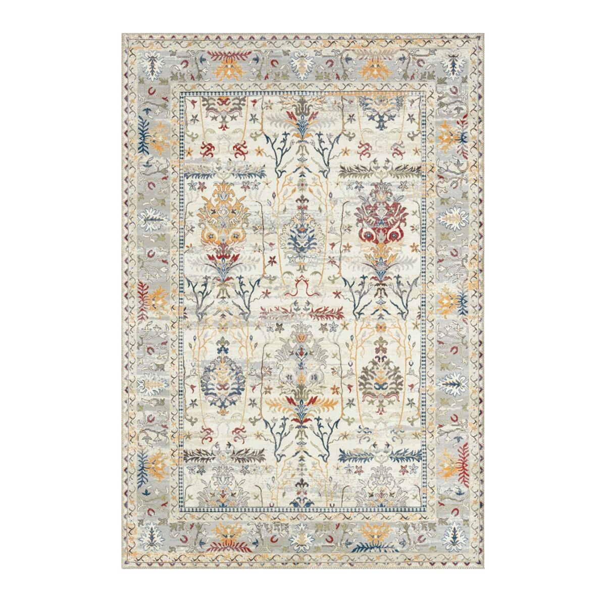 Tapete interior padrão oriental multicolorido, cavy, 290x200x0.5 cm