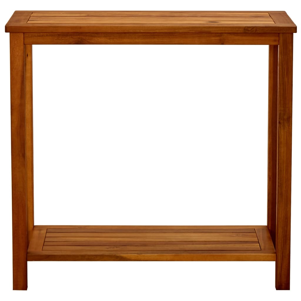 Mesa consola - mesa de entrada para jardim 80x35x75 cm madeira de acácia maciça