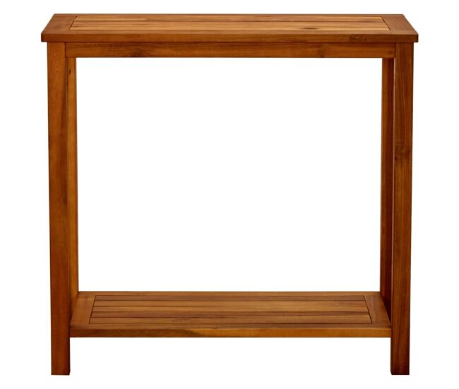 Mesa consola - mesa de entrada para jardim 80x35x75 cm madeira de acácia maciça