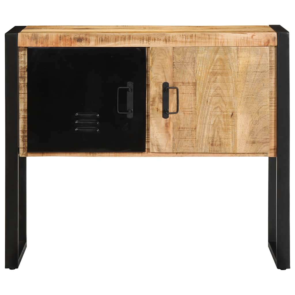 Mesa consola - mesa de entrada 90x35x75 cm madeira maciça áspera manga