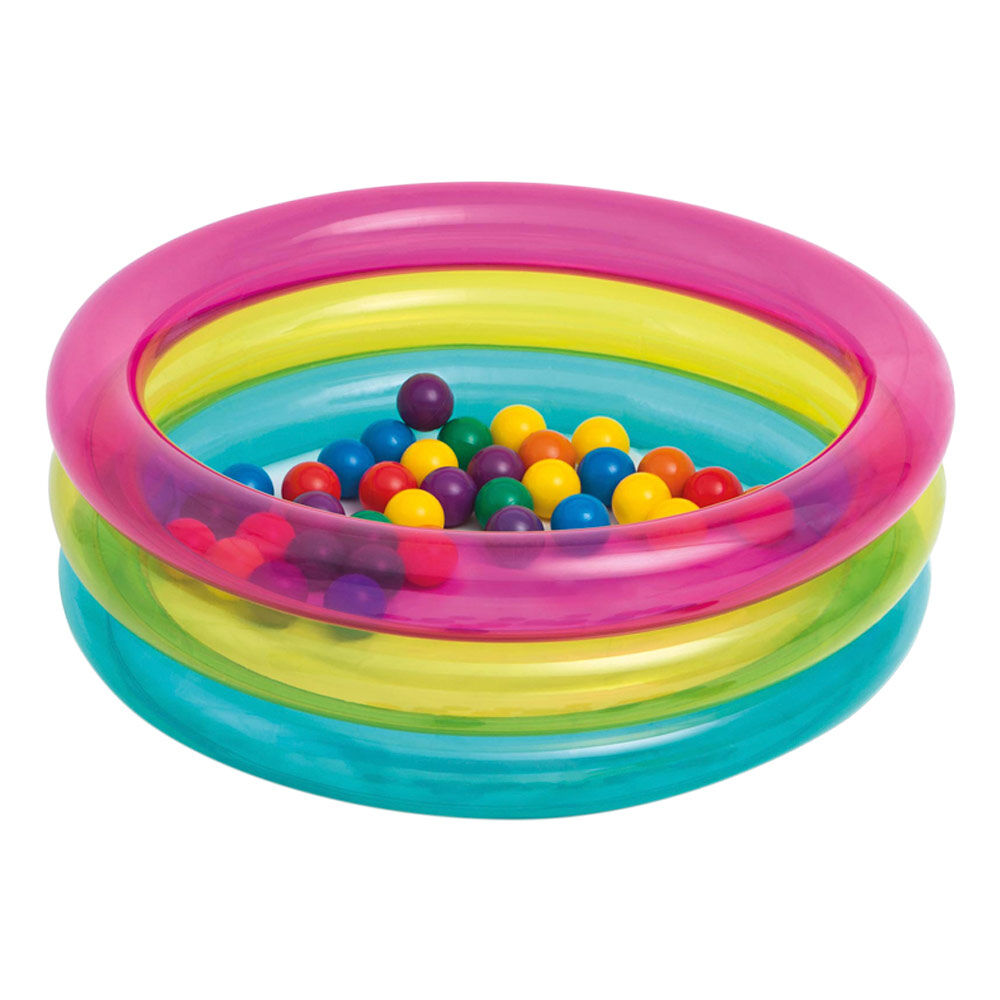 Piscina de bolas insuflável intex 50 bolas