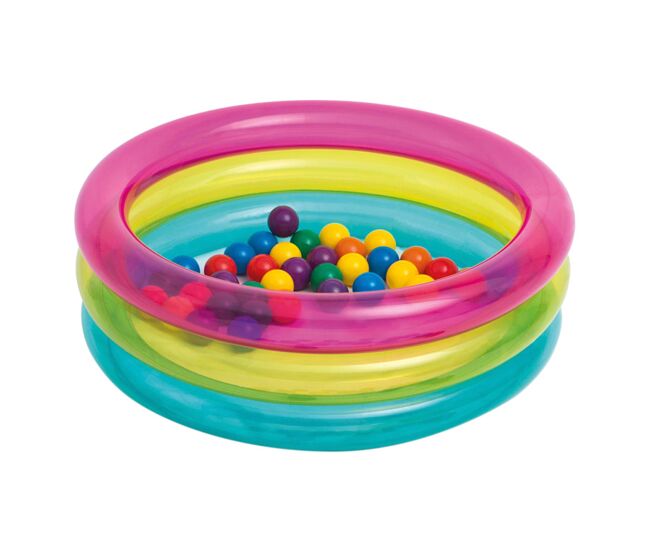 Piscina de bolas insuflável intex 50 bolas