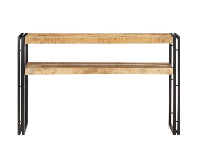 Mesa consola - mesa de entrada 120x30x75 cm madeira de mangueira áspera