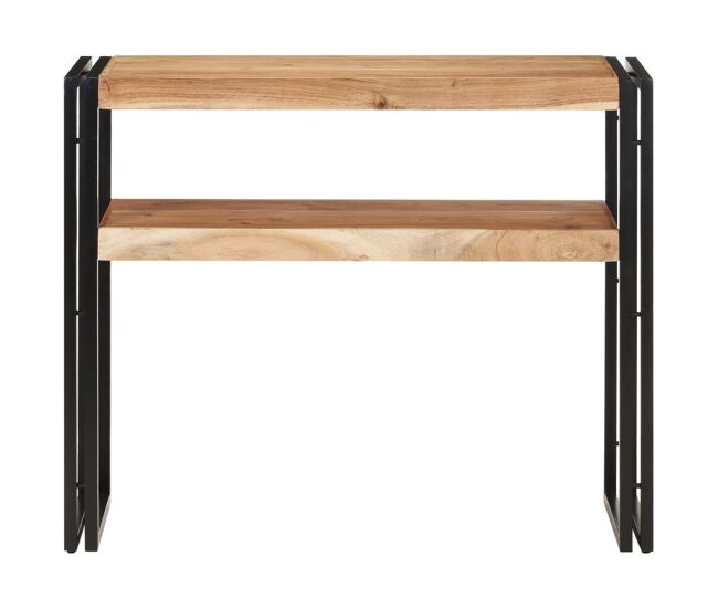 Mesa consola - mesa de entrada 90x30x75 cm madeira de acácia maciça