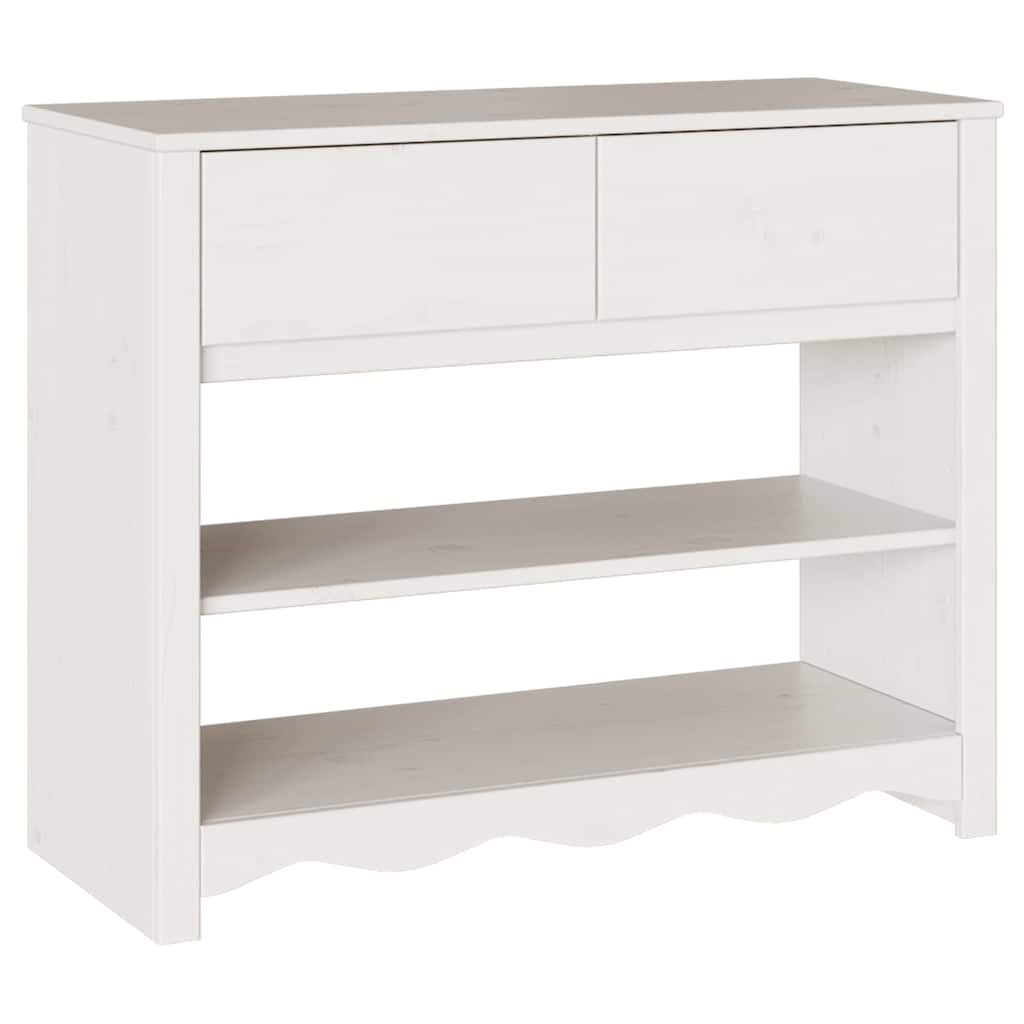 Mesa consola - mesa de entrada com gaveta drammen branco 89.5 x 37 x 73 cm