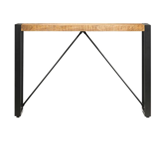 Mesa consola - mesa de entrada 110x35x76 cm madeira de mangueira maciça