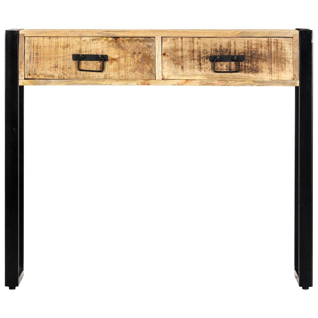 Mesa consola - mesa de entrada 90x30x75 cm madeira de mangueira maciça