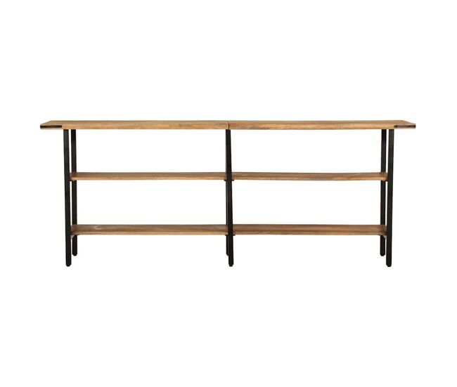 Mesa consola - mesa de entrada 180x35x70 cm madeira de mangueira maciça