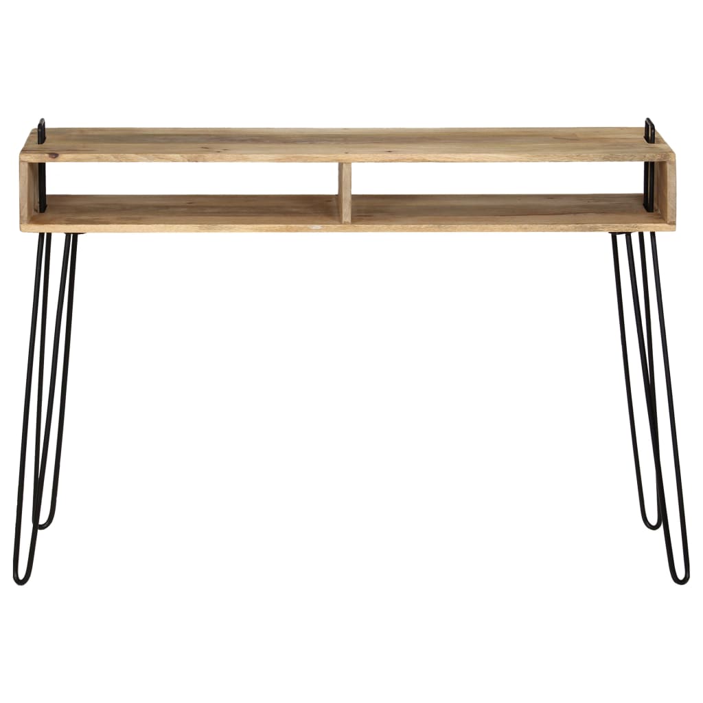 Mesa consola - mesa de entrada em madeira de mangueira maciça 115x35x76 cm