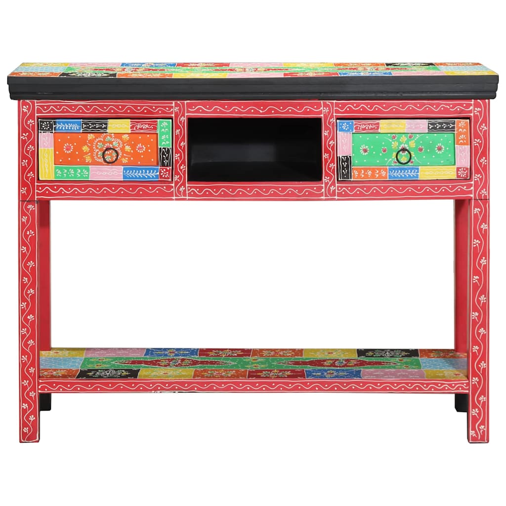 Mesa consola - mesa de entrada com gaveta multicolor 100 x 30 x 75 cm