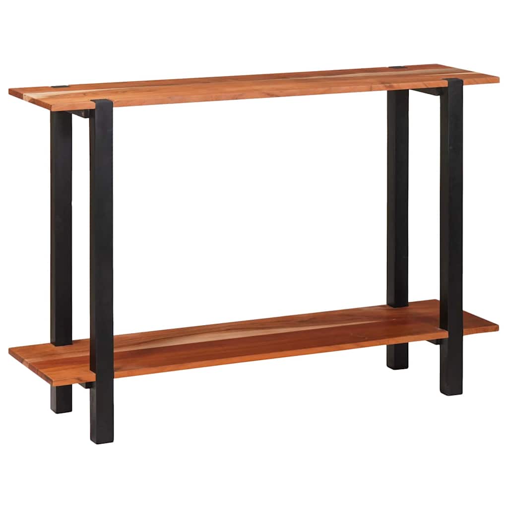 Mesa consola - mesa de entrada castanho 110 x 30 x 75 cm madeira de acácia maciça