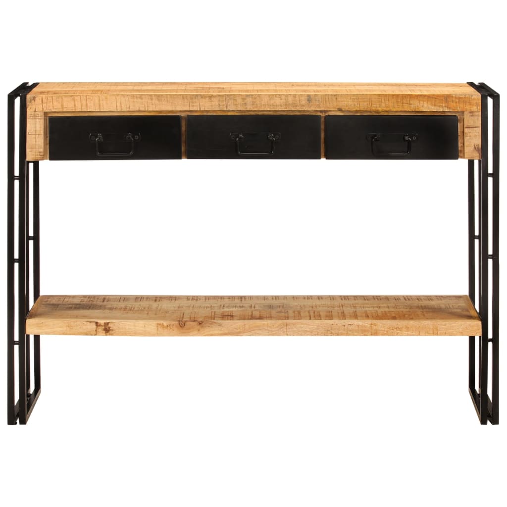 Mesa consola - mesa de entrada 110x30x76 cm madeira de mangueira maciça